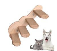 Wall Mounted Cat Climbing Board - Floating Cat Climbing Wood | WOODEN STEP STEP | Wooden Elegant Safe Kitten Shelves Seating for Indoor Living Room Bedroom Home Apartment Bedroom