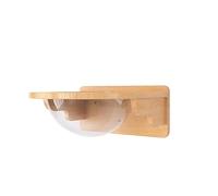 Wall-Mounted Cat Climbing Frame, Hemp Rope Post, Cat Scratching Board, Space Capsule for Sleeping, Playing(C5)