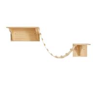 Wall Mounted Cat Condo Wooden Cats Climbing for Sleeping and Resting(Cat ladder set)