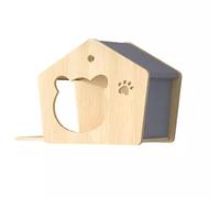 Wall Mounted Cat Furniture Set - Multi-Level Climber with House, Ladder, Steps, and Space Capsule for Indoor Cat Playground and Shelves