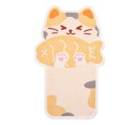 Wall Mounted Cat Scratcher, 2025 New Cute Self-Adhesive Cats Scratch Mats, Wall & Floor Cat ScRatch Pad, Trimmable Self-Adhesive Carpet, Cats Scratchers for Indoor (Yellow-C)