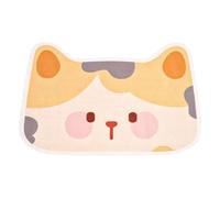 Wall Mounted Cat Scratcher, 2025 New Cute Self-Adhesive Cats Scratch Mats, Wall & Floor Cat ScRatch Pad, Trimmable Self-Adhesive Carpet, Cats Scratchers for Indoor (Yellow-D)