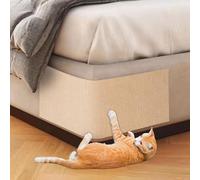Wall Mounted Cat Scratcher for Indoor Cats,47.2"x11.8"Cat Scratching Mat,Self-Adhesive Trimmable Anti Scratch Bed Wall Corner Furniture Protector from Cat Claws,Easy Use for Cat Carpet/Door/Post