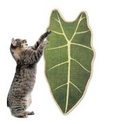 Wall-Mounted Cat Scratching Board Adhesive Decorative Tropical Plants Mat