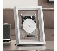 Wall Mounted CD Player, Bluetooth 5.0 Music Frame, Remote Control, AUX Output, for Home, Corridor, Office Wall Decor
