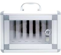 Wall Mounted Cell Phone Locker - Aluminum Alloy Holder Case Cabinet for Schools and Businesses, 6/12/24/36/48/60 Slots