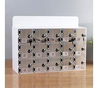 Wall Mounted Cell Phone Locker Box Secure Acrylic Storage Cabinet for Classrooms & Schools Phone Jail for Effective Classroom Management & Organization