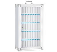 Wall Mounted Cell Phone Sto Cabinet Secure Locker Box with Handle for nizing Phones in Offices Schools and Waiting Rooms Ideal for Easy Access Safe and Space Saving Soluts