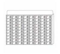 Wall-Mounted Cell Phone Storage Cabinet for Office School Classroom Factory - for Secure Device Management (80 Slots)