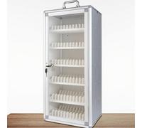 Wall-Mounted Cell Phone with Lock Secure for Office and School 48-72 Slots Portable Handle Design Ideal for Classrooms