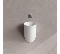 Wall Mounted Ceramic Urinal for Men, Intelligent Sensor Flush, Spill Proof Anti-Odor, Space-Saving Bathroom Hotel Use