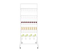 Wall-mounted Champagne Rack with 40 Slots for Wine Glasses - Sturdy Holder Perfect for Weddings and Parties - Elegant Display for Celebrations