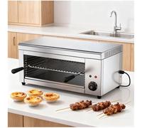 Wall-mounted Cheese Melter Toaster Salamander Broiler, 2000W Electric Grill for Toast, Sandwiches, and Steaks, Adjustable Temperature 50-300℃