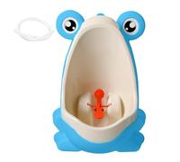 Wall Mounted Children's Urinal | Detachable Toddler Urinal Trainer for Boys | Cartoon Frog Shape Potty with Funny Rotating Windmill and Suction Cups for Bathroom | Engaging Potty Training