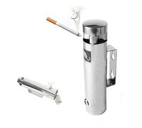 Wall Mounted Cigarette Butt Disposal Ashtray, Outdoor Cigarette Bin, Durable Cigarette Receptacle for Convenient Cigarette Waste Management