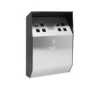 Wall Mounted Cigarette Butt Disposal Receptacle Ashtray Bin Smokeless for Shop Entrance Smoking Areas