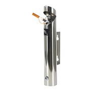 Wall-Mounted Cigarette Butt Receptacle, Heavy Duty Outdoor Ashtray Bin for Office Spaces, Easy to Clean Smoker Shelter, Commercial Use, Durable Design