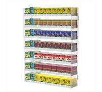 Wall Mounted Cigarette Display Rack with Automatic Pusher Tray - Waterproof Acrylic Case for Retail Store, Convenient Cigarette Organizer, Perfect for Retail Markets