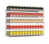 Wall-Mounted Cigarette Organizer Holder with Auto Pusher, Clear Display Rack for Supermarkets & Convenience Stores, 50.5x29x87cm Candy Shelf, Efficient Product Management