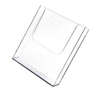 Wall Mounted Clear Acrylic File Organizerss Space Saving Document Display Rack for School Office Supplies Clear Document Display Rack