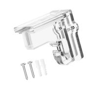 Wall Mounted Clear Storage Holder Easy Installation for Controller Wall Mount Stand with Hook Acrylic Bracket Remote Dock