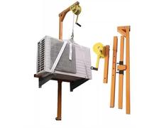 Wall-Mounted Climate Control Hoisting Tool with Winch & Cable Easy Installation & Handling for Outdoor Unit - Perfect for HVAC Professionals & DIY Enthusiasts