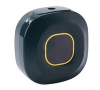 Wall Mounted Cling Film Storage Box with Recessed Lid to Allow Smooth Plastic Wrap Extraction and Retraction (Deep Green)