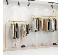 Wall Mounted Clothes Rack - Modern Industrial Design for Boutique Displays, Wedding Decor & Clothing Shops - Stylish Storage Solution for Creative Spaces