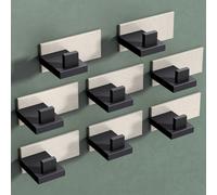 Wall Mounted Coat Hooks, 1 Pack, Drill or Adhesive Installation, Heavy Duty