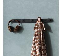 Wall Mounted Coat Hooks, 5 Hooks, Drill or Adhesive Installation,Heavy Duty