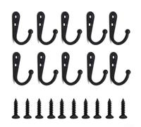 Wall Mounted Coat Hooks Heavy Duty Zinc Alloy Hat Hangers Towel | Heavy Duty Wall Mounted Coat Hooks Zinc Alloy Hat Hangers Towel Key Clothes Utensil Tool Hooks for Bathroom