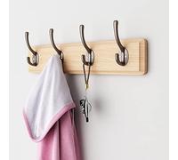 Wall Mounted Coat Rack 6 Hook nizer for Kitchen & Bathroom Perfect for Coats Hats Scarves Keys & More Stylish Space Saving Solution
