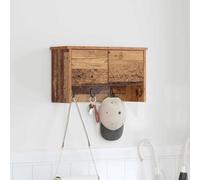 Wall-Mounted Coat Rack Old Wood 50 x 20 x 30 cm Engineered wood