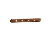 Wall-Mounted Coat Rack - Solid Brass and Wood Hook Entryway Organizer Hat Hanger Large Beige Wall-Mounted Coat Hook for Entry Door - Stylish and Durable