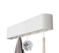 Wall-Mounted Coat Rack - Wall Coat Hanger Rack with Folding Hooks, No-Drill Organizer, Wooden Clothing Hanger for Household Bag Keys Hats Scarves Gloves Purse Jackets | Suitable for Desktop