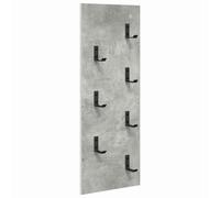 Wall-Mounted Coat Rack Wall-mounted Engineered wood Hooks Storage Large vidaXL