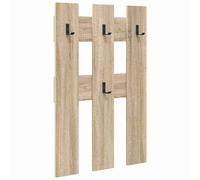 Wall-Mounted Coat Rack Wall-mounted Engineered wood Storage Indoor Wood vidaXL