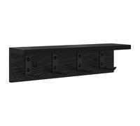 vidaXL Wall-Mounted Coat Rack Smoked Oak 60 x 10.5 x 10.5 cm