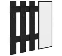 vidaXL Wall-Mounted Coat Rack Artisan Oak 100 x 10 x 100 cm