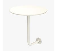 Wall Mounted Coffee Table - Space-Saving Round Table for Coffee Shops & Homes, Multi-Color Design (White, Black, Gray) Perfect for Smals
