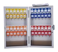 Wall Mounted Cold Rolled Steel Key Cabinet Secure Password Key Holder for Real Estate 24 Key Management Solution for Home and Office Security