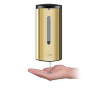 Wall-Mounted Commercial Automatic Soap Dispenser Gold Stainless Steel Large Capacity 700ml Kitchen Bathroom Dedicated Storage (Color : Gold)