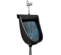 Wall Mounted Commercial Men Plastic Urinals Waterless Urinal with Hose and Flush Valve,Universal Washout High Efficiency Urinal Outdoor Toilet Urine Diverter, Public Bathroom Garage Adult Urinals