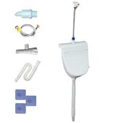 Wall Mounted Commercial Urinal - Portable Urine Diverter With Lid, High Density Leak-Proof Design | Compact Toilet Solution For Garage, Backyard, Outdoor RV Shed