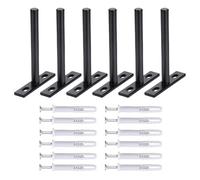Wall Mounted Concealed Shelf Supports with Easy Installation Invisible Shelf Brackets 4/6/8 Pieces to Improve Interior Refinement Decorations, Easy Installation of the Bracket