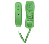 Wall Mounted Corded Phone, Desktop Wired Landline Telephone, Wall Phones for Landline Wall Mount for Office Home Hotel (Green)