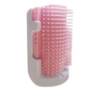 Wall Mounted Corner Massage Lice - Auto-Groom Corner Brush Pad,Pet Scratch Rescue Tool | Flexible Wall Mount Design, Cat Grooming Comfort Theme, M Detail