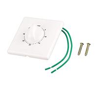 Wall Mounted Countdown Timer Switch, Stop Automatically Bathroom Fan Outlet Timers Switch, Timed Light Switches for Water Heater Pump Fish Tank Lamps Lights Electrical Outlets Outdoor Indoor (30 Min)
