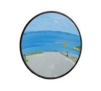 Wall Mounted Curved Safety Mirror,Round Convex Mirror,160° Wide Angle View,PC Soft Mirror Finish for Garage Home Parking Factory(60cm)