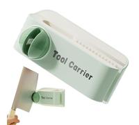 Wall Mounted Cutter Organizer - Self Adhesive Kitchen Storage Holder, No Drill Stand, Multifunctional Utensil Organizer | Space Saving Tailor Holder for Home Door Kitchen